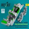 RESKIT RSU32-0169 OV-10D Bronco cockpit (Basic edition with 3D decals) landing gears, wheel bays and weighted wheels set for Kitty Hawk/Zimimodel kit (3D Printed) 1/32